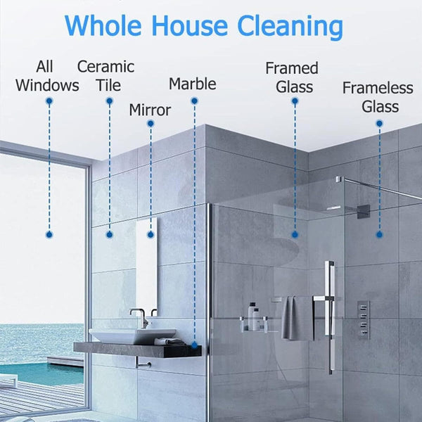 Window Cleaning Robot 3000Pa Remote Control Dual Water Spray Home Window Cleaner