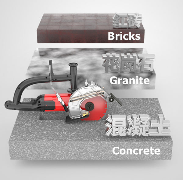 6100W Electric Wall Groove Cutting Machine Chaser Concrete Grooving Cutter