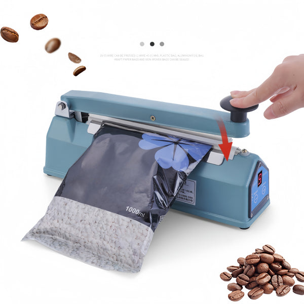 200/300/400mm Impulse Heat Sealer Plastic Bag Sealing Machine Metal Bag Sealer
