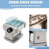 2 in 1 Electric Pasta Maker 3 Blades Electric Noodle Machine Dumpling Skin Maker