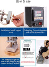Handheld Hot Stamping Machine Heat Press Digital Leather Logo Foil Stamp 5*7CM