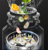 750W Kitchen Food Waste Garbage Disposer with Remote Control Air Switch 2000ML