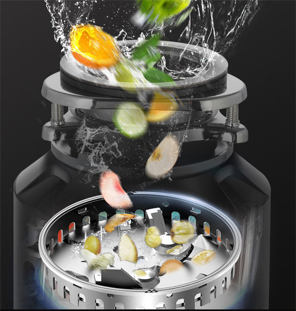 750W Kitchen Food Waste Garbage Disposer with Remote Control Air Switch 2000ML
