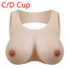 Silicone Breast Forms Back Hollow Simulation Fake Boobs Crossdresser Drag Queen
