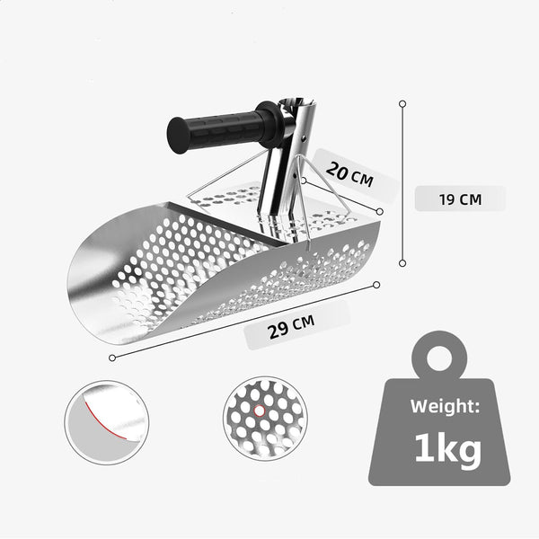Sand Scoop for Metal Detecting Heavy Duty Metal Detector Beach Finds Scoop