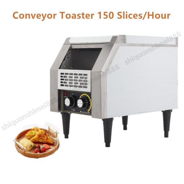 Commercial Toaster Automatic Conveyor Toaster 150 Slices/Hour Bun-Warmer Toaster