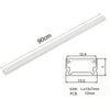 12X LED Strip Lights Aluminium channel Profile bar for Kitchen Cabinet 0.9M AU