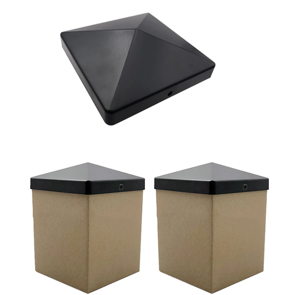 12Pcs Fence Post Cap Deck Post Cover Waterproof Heat Resistanc Deck Post Caps