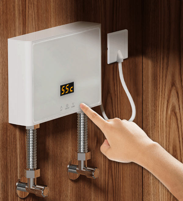 Electric Instant Hot Water System Tankless 3KW Under Sink Shower Water Heater AU