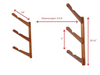 Wall Mount Surfboard Rack for Longboard Shortboard Wakeboard Kiteboard Snowboard