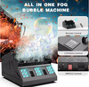3 IN 1 Smoke Fog Bubble Machine LED Stage DJ Light Fogger DMX512 Remote Control
