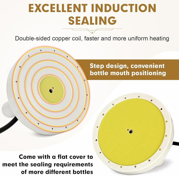 Induction Sealer 20-130mm Handheld Type Bottle Cap Foil Sealing Machine 220V