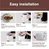 1L Automatic Small Soft Ice Cream Cones Maker Household DIY Ice Cream Roll Maker