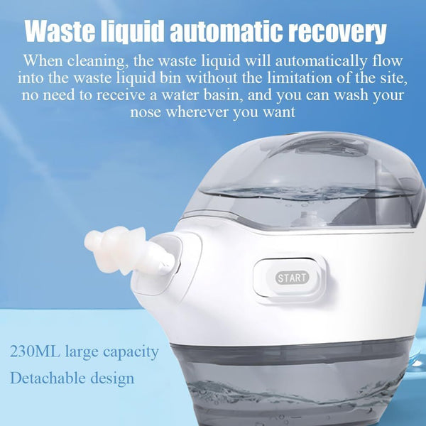 230ML Nose Cleaner Electric Nose Washer Rhinitis Treatment Home Nasal Care AU