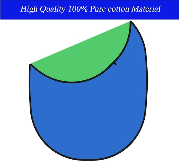 Chromakey Backdrops Double Sided Green Screen & Blue Screen 2 in 1 Collapsible