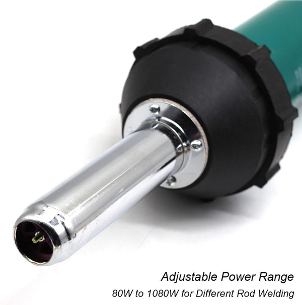 1080W Hot Air Welder Heating Gun Plastic Welding Tool PVC Roofing Welding