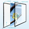 A1 LED Light Box Black Frame MAGNETIC Slimline Display Poster Waterproof Sign