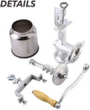 500g Grain Grinder Hand Mill with Large Hopper for Barley Wheat Coffee Feed