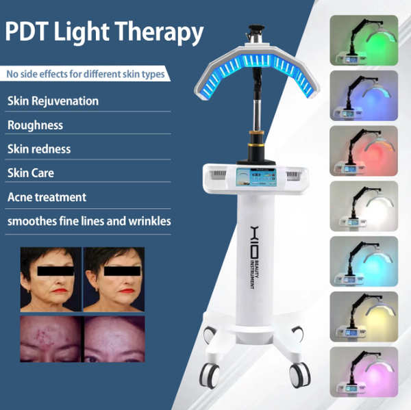 Professional 7 Color LED Facial Photon Light Therapy PDT Lamp Skin Beauty Device
