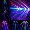 8LED Disco Stage Light DJ Light LED Spider Laser RGBW Moving Head Beam DMX Party