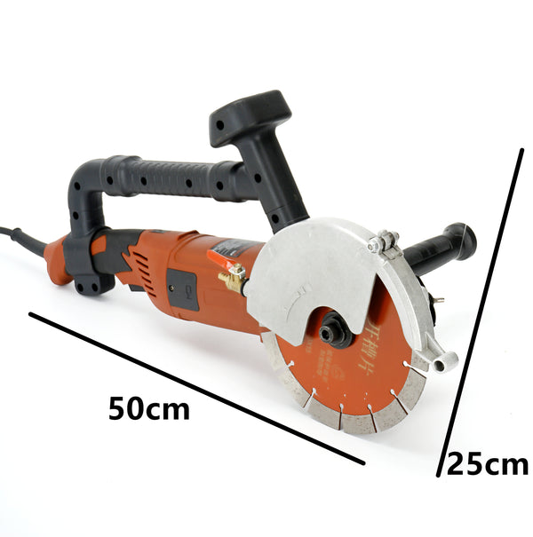 6100W Electric Wall Groove Cutting Machine Chaser Concrete Grooving Cutter
