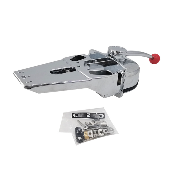 Universal Boat Single Lever Marine Engine Control Handle Top Mount Control Box