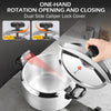 9L Pressure Cooker Explosion-Proof One Hand Locking 304 Stainless Steel Cooker