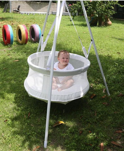 3in1 Baby Hammock Hanging Swing Baby Rocking Bed w/Seat Toddler Frame 1.65m AU