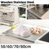 304 Stainless Steel Cutting Chopping Board Pastry Bench Protector 50/60/70/80CM