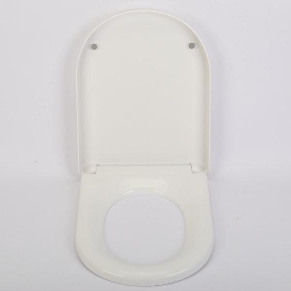 Thick Toilet Seat Soft Close Luxury White Heavy Duty Quick Release U Shape PP