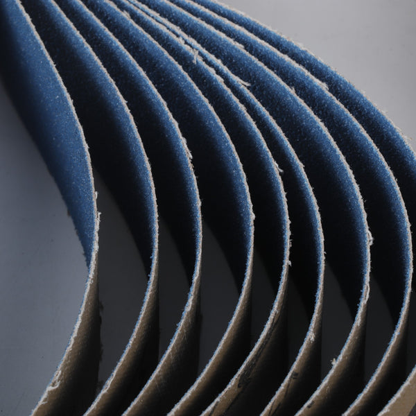 10x Zirconia Sanding Belts 760mm X 40mm Grit 60/120/180# for All Metals