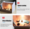 80CM Chick Brooder Box Rearing Poultry Feeding Box Keep Warm Up to 35 Chicks