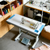 120*80cm Sewing Machine Table Steel Composite Sturdy Sewing Frame AU