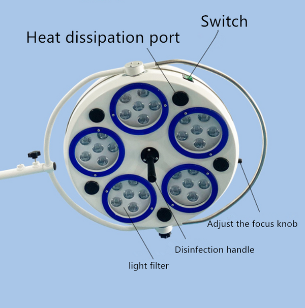 Medical Hospital Surgical Operating Lamp Dental Veterinary Examination LED Light