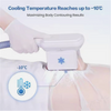 2 Handles Body Cellulite Burning Cooling Fat Freeze Slimming Machine Shaping