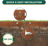 Steel Landscape Edging 5x Garden Border Lawn Edging for Tree Ring Yard & Pathway