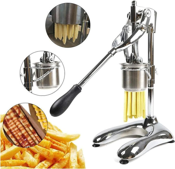 Manual French Fries Maker 30cm Fry Cutter Machine French Vegetable Chopper Snack