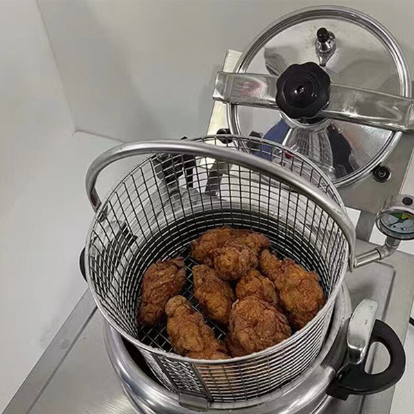 Constant Temp Food Oven Fryer Desktop Single Cylinder Electric Pressure Fryer
