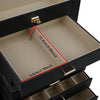 Large Jewelry Box Organizer Leather Jewelry Storage Case Earring Bracelet Holder