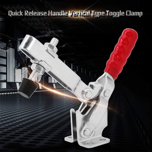 4X 227kg Quick Release Vertical Toggle Clamp for Woodworking Hand Tool GH-12132