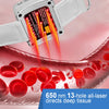 650nm Laser 13 Holes Physiotherapy Wrist Watch LLLT Treat for Hypertension