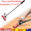 Floor and Wall Roller for Vinyl Flooring Heavy Duty Handle Rubber Nylon Wheels