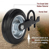 6inch Gate Wheel Supporting with 1-5/8" Thru 2" Gate Frames for Chain Link Fence