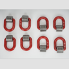 6Pcs 2T OR  8Pcs 3.15T Welded D-shaped Lifting Ring For Marine Or Mould Hoister