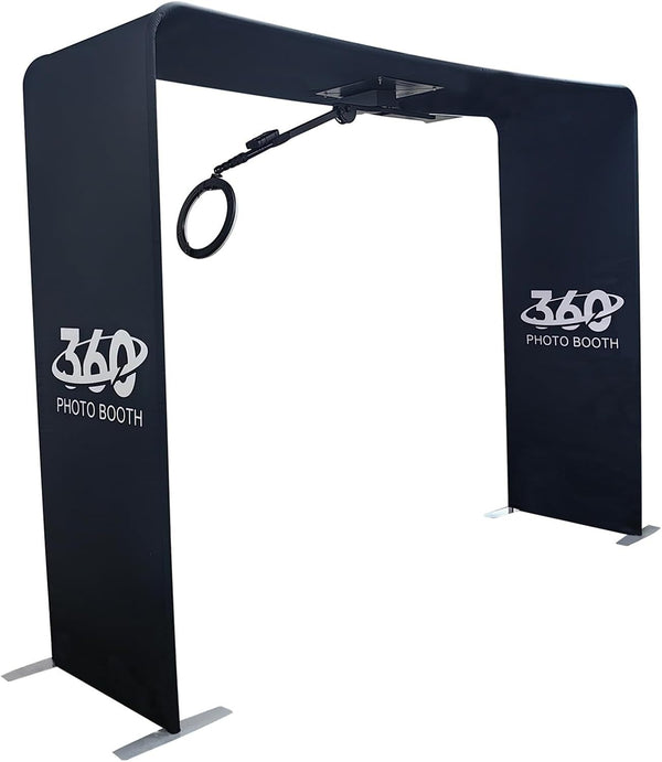 Overhead 360 Photo Booth for Big Parties w/ Rotating Ring Light for Wedding AU
