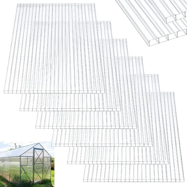 Polycarbonate Greenhouse Panels Water & Impact Resistance Roofing For Garden
