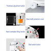 Electric Snow Cone Machine Commercial Block Ice Shaver Adjustable Blades 90kg/h