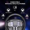 PXN V9 Driving Race Game Steering Wheel Brake Pedal for PC/PS3/PS4/SWITCH AU
