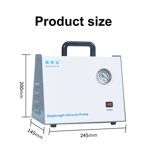 20L/min Oil-free Lab Filter Pump Diaphragm Vacuum Pump Explosion-proof Pump AU