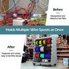 Spool Rack Trolley Wire Cable Stand Electrical Wire Holder Conduit Storage Cart